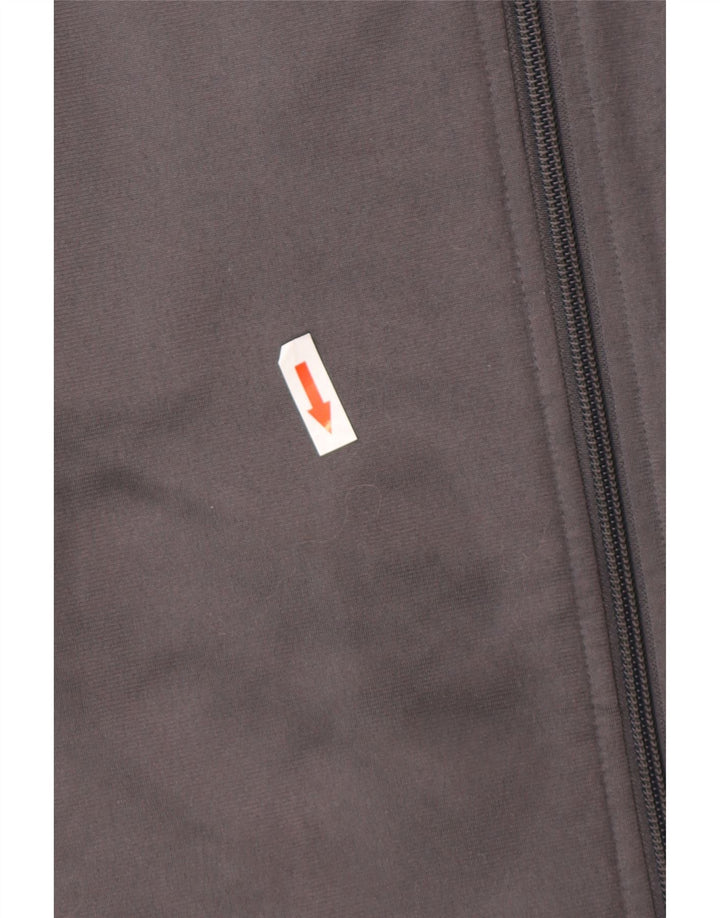 Reebok Veste de Survêtement Homme Gris Moyen Polyester