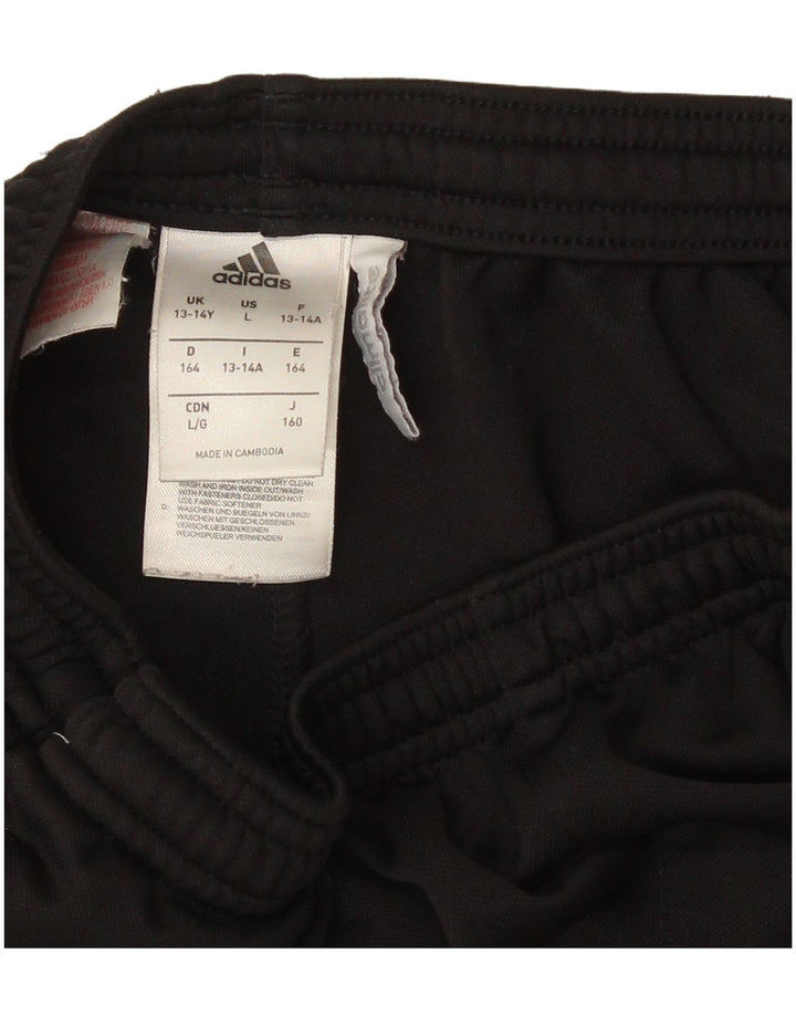 Adidas Pantalon de Survêtement Climalite Garçon 13-14 Ans Noir Polyester