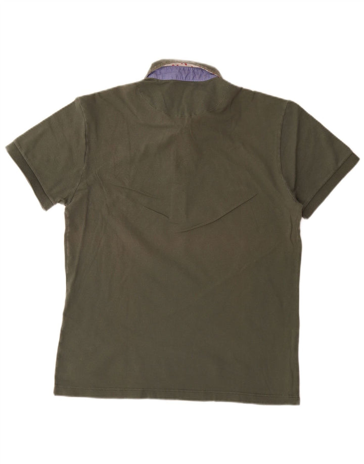 Brooksfield Polo Homme IT 52 Large Kaki Coton
