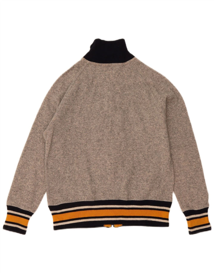 Converse Pull Cardigan Graphique Homme Petit Gris Colorblock