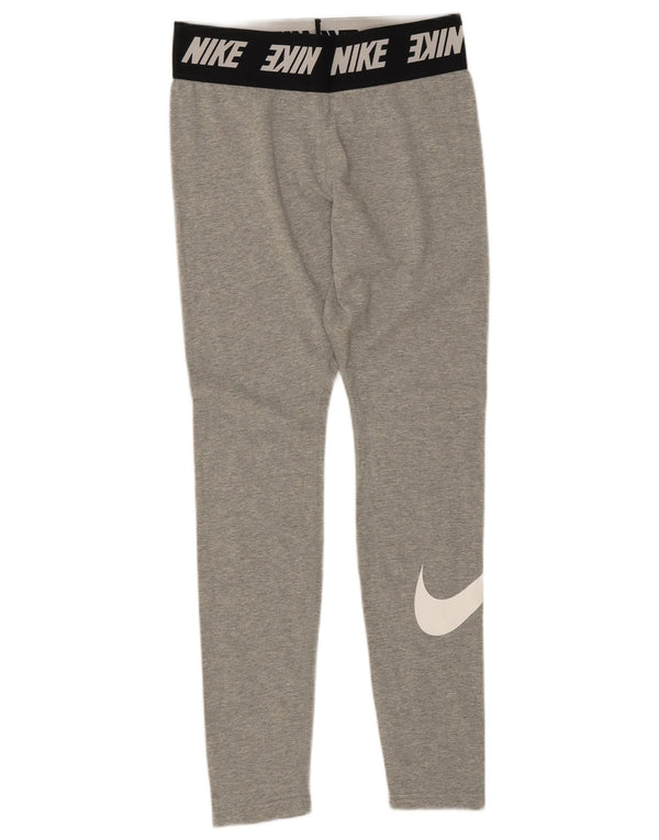 Nike Legging graphique pour femme UK 10 Coton color block gris moyen