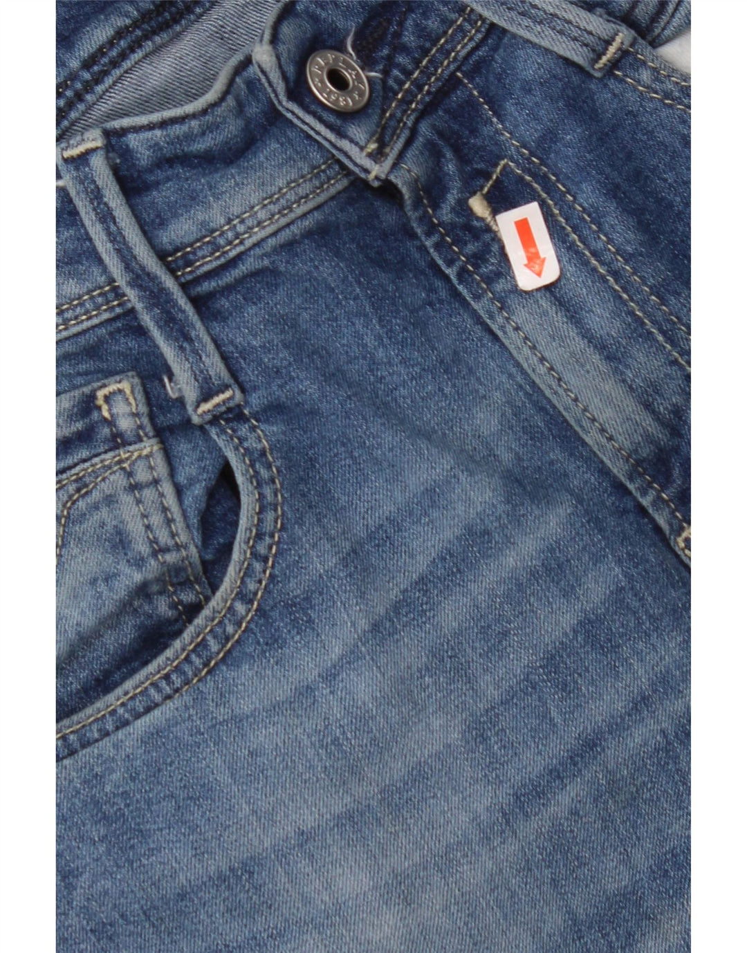 REPLAY Femme Anbass Jean Skinny W28 L32 Bleu