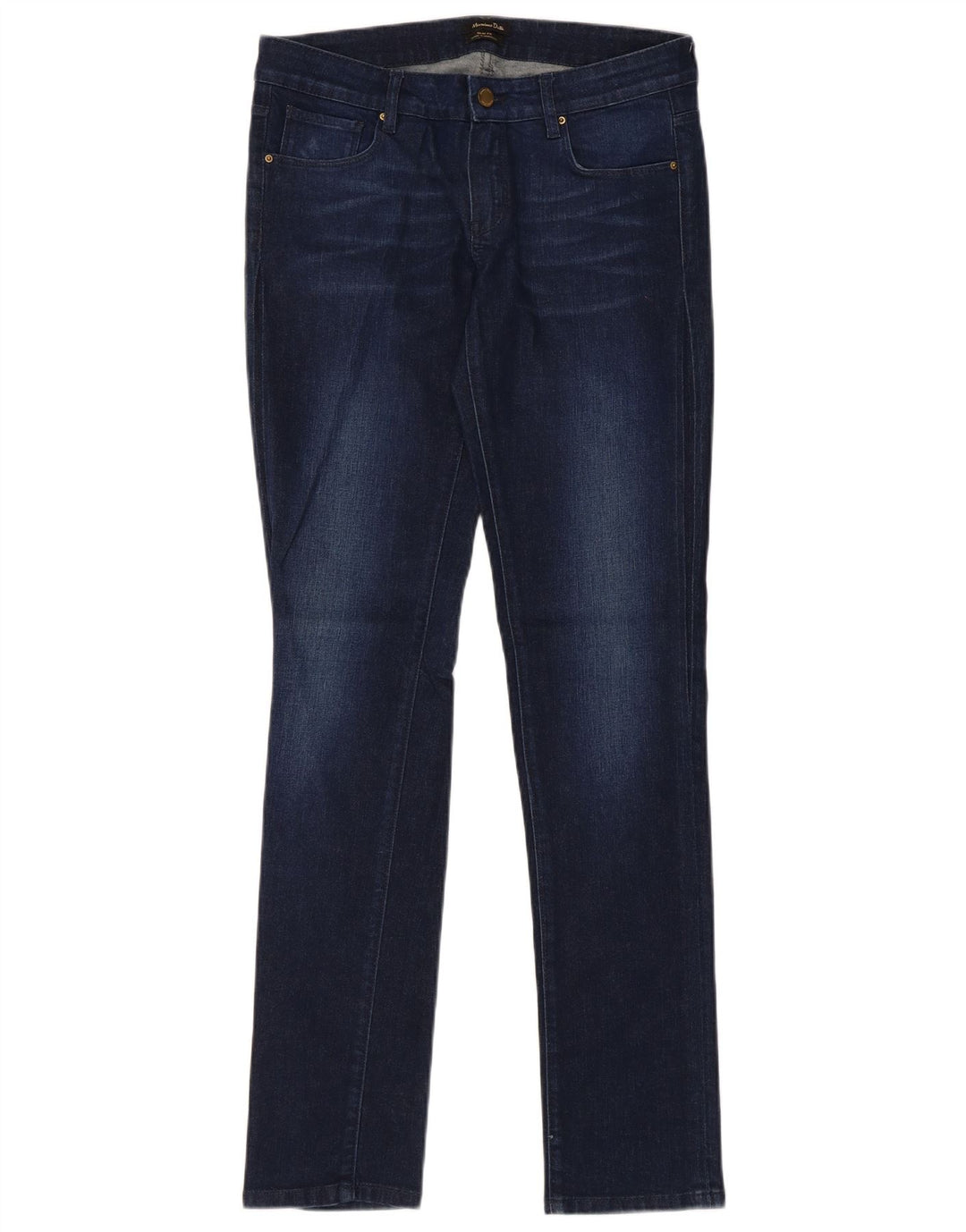 Massimo Dutti Jean slim pour femme EU 38 Small W28 L32 Bleu marine
