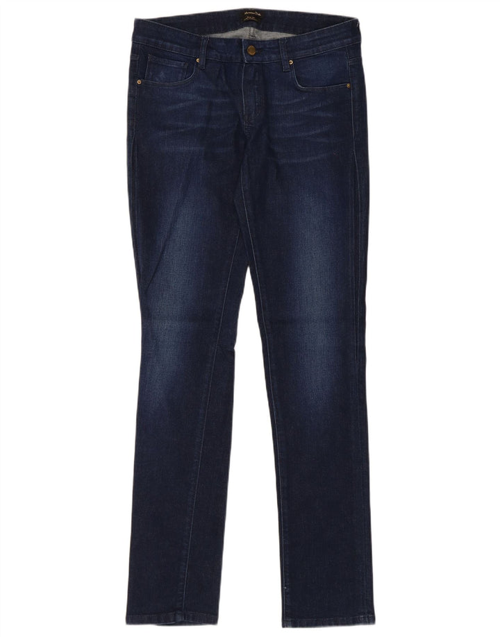Massimo Dutti Jean slim pour femme EU 38 Small W28 L32 Bleu marine