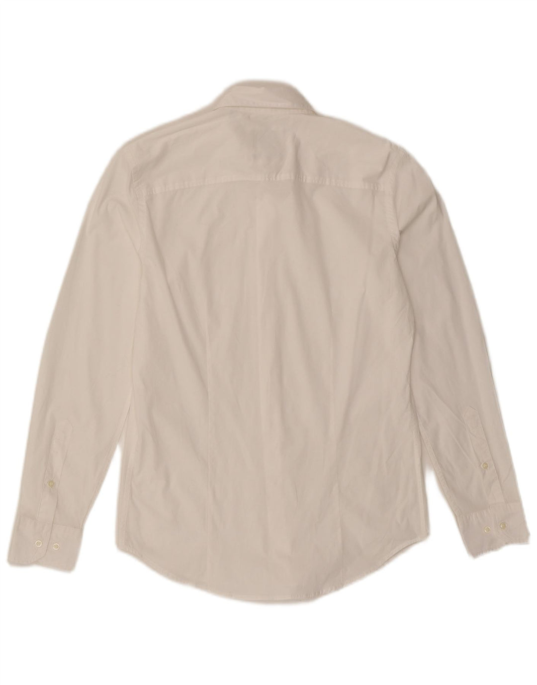 Sisley Chemise Slim Fit Homme Taille 40 15 3/4 Moyen Blanc