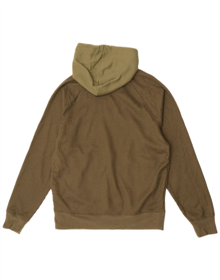 Champion Pull à capuche pour homme en polyester vert moyen
