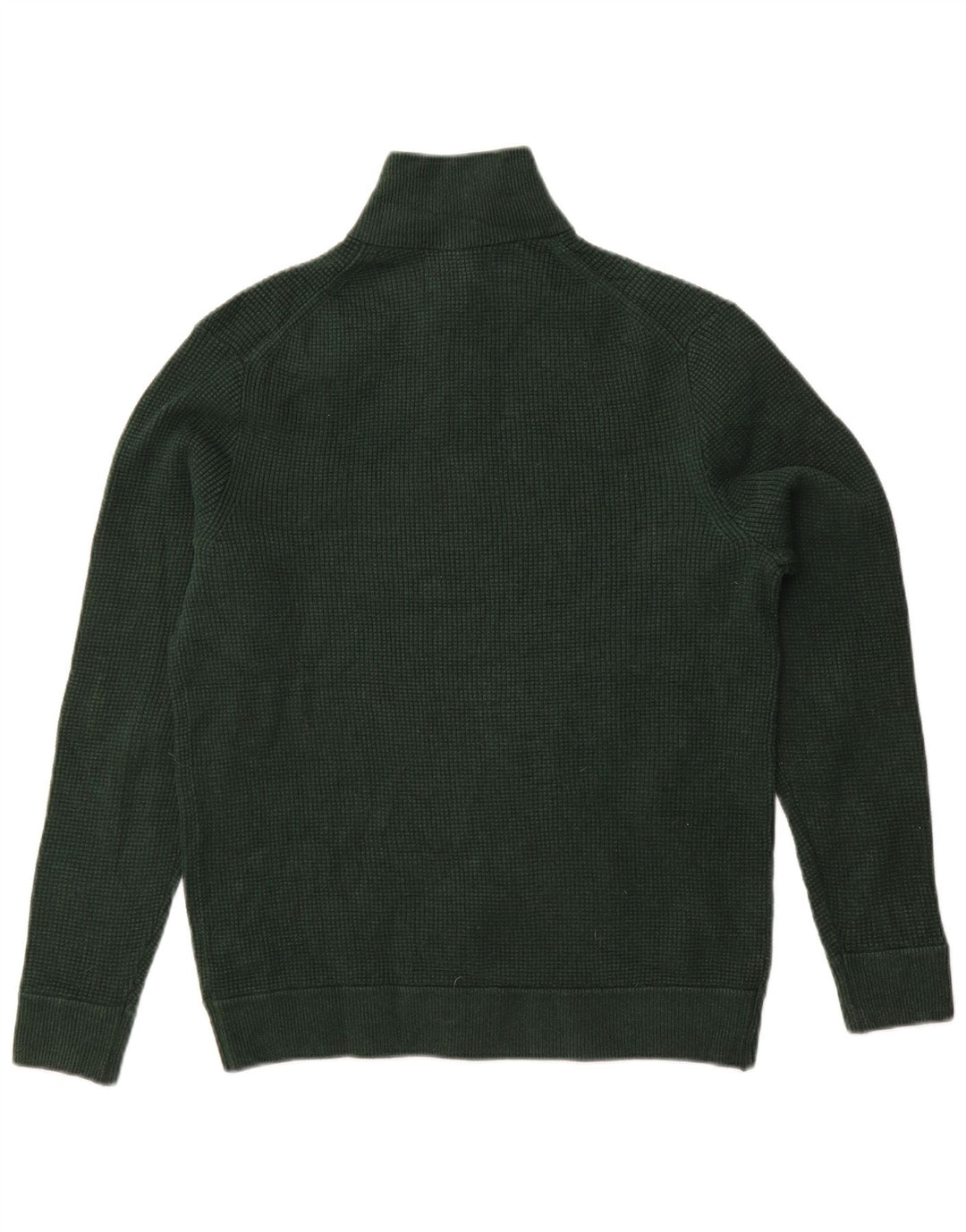 Marks & Spencer Pull col zippé homme vert moyen polyester