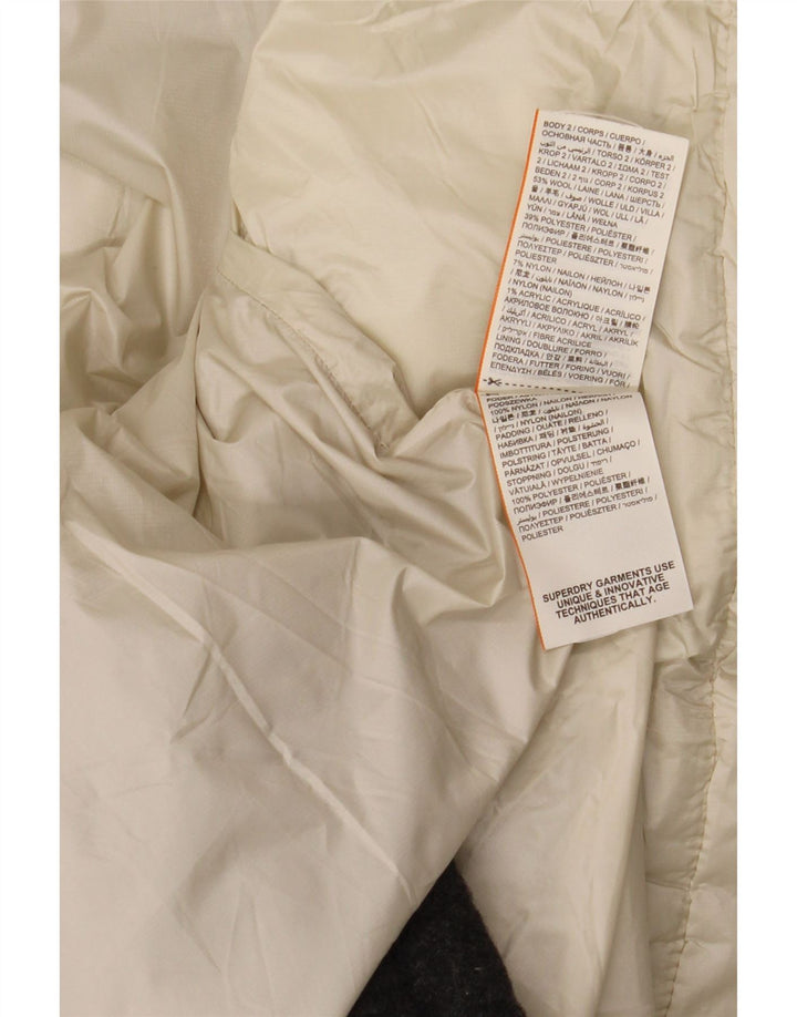 Superdry Veste matelassée à capuche pour femme UK 18 XL Multicolore Colourblock