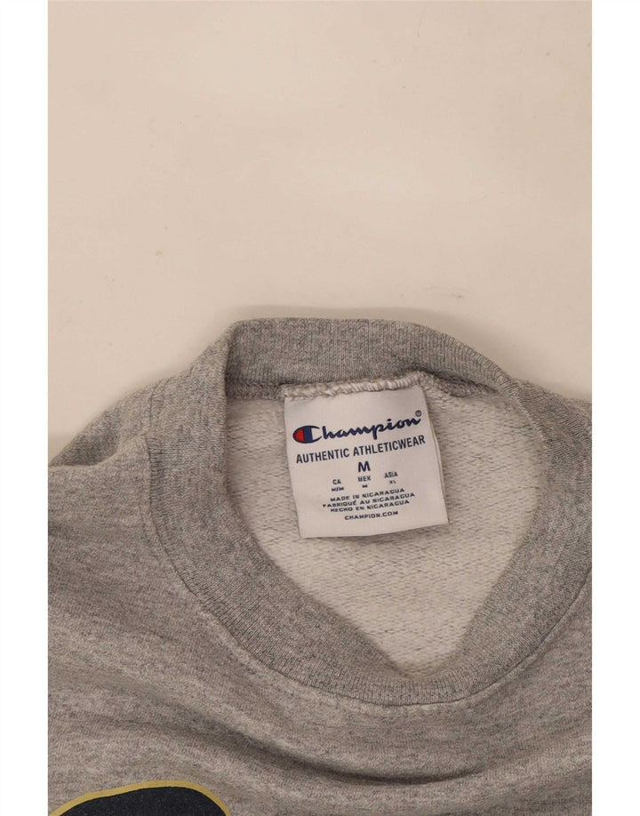 Champion Sweat-Shirt Graphique Homme Gris Moyen Moucheté