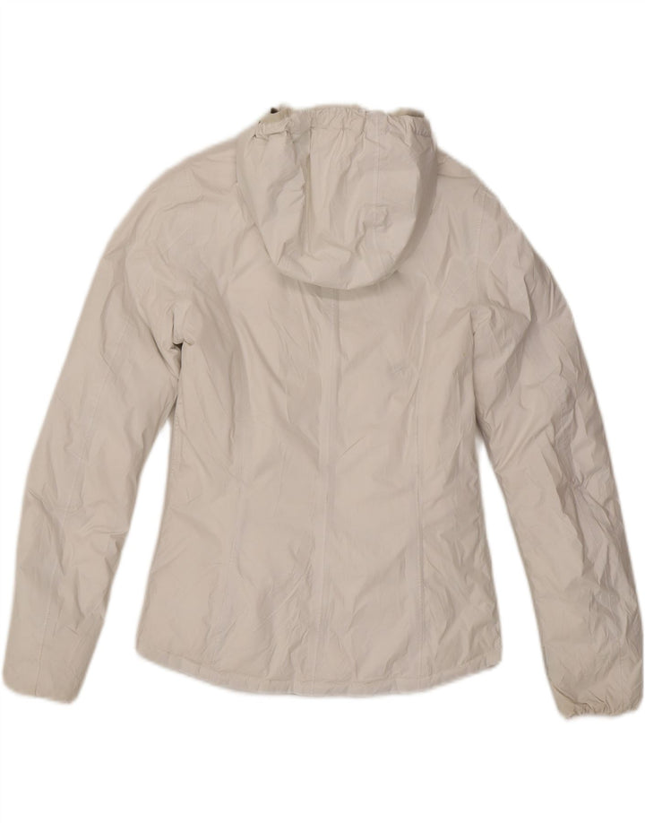 K-WAY Veste matelassée réversible à capuche fille 8-9 ans Blanc Polyamide