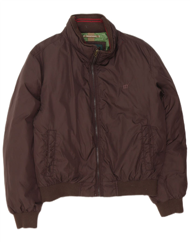 Henry Cottons Veste Bomber Rembourrée Homme IT 54 2XL Marron Polyamide