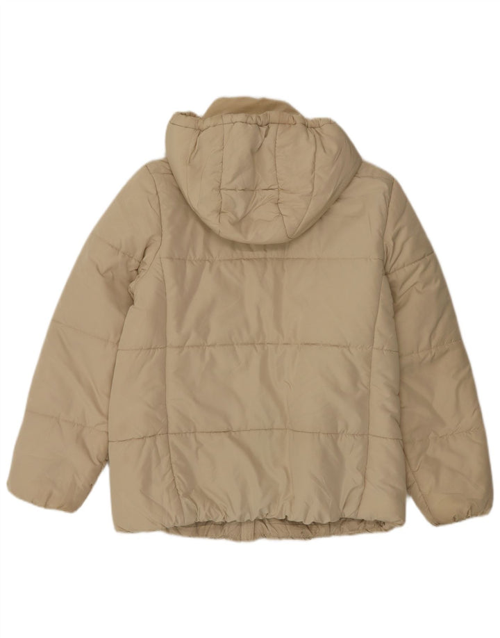 Marks & Spencer Veste rembourrée à capuche pour femme UK 12 Medium Off White