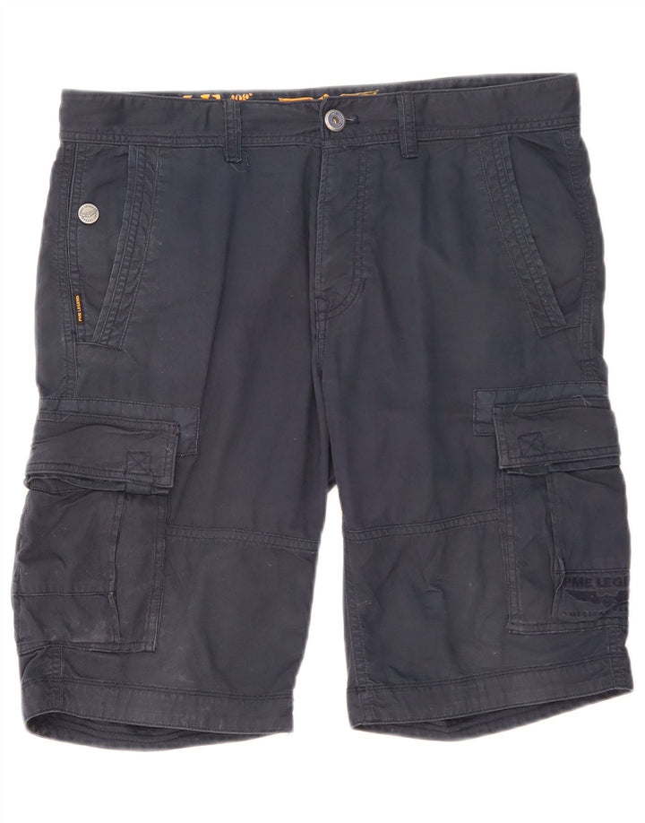 Pme Legend Short Cargo Homme W34 Large Bleu Marine Coton