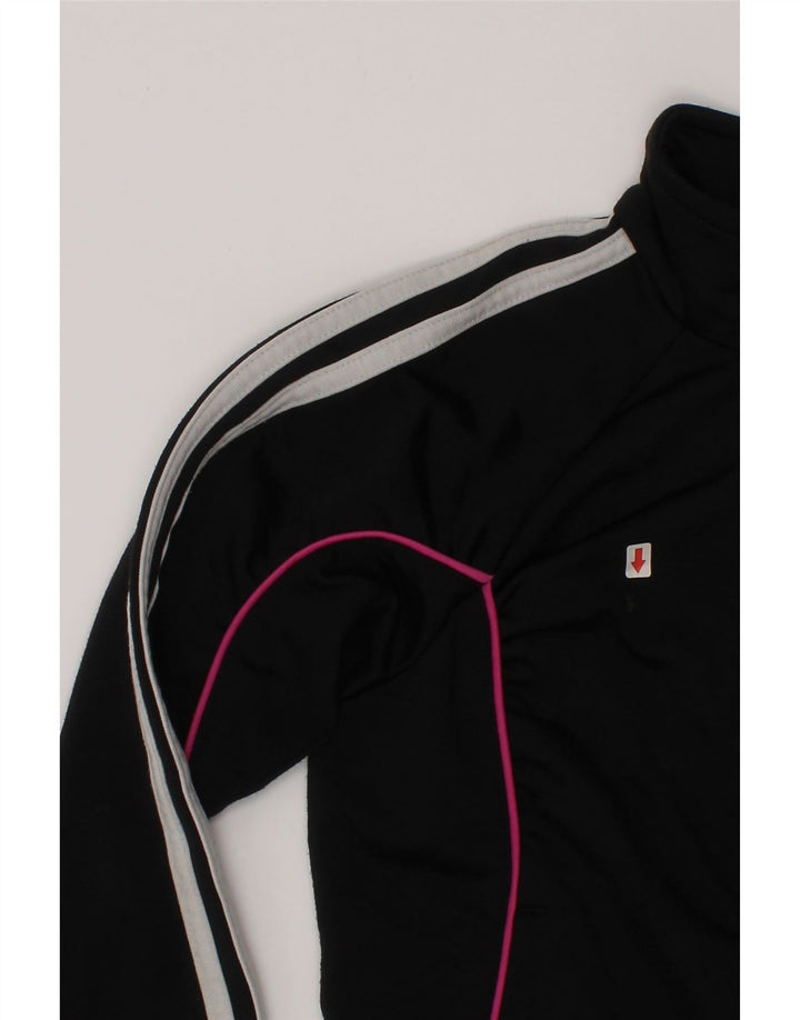 Veste de survêtement Adidas Fille 5-6 ans Noir Polyester