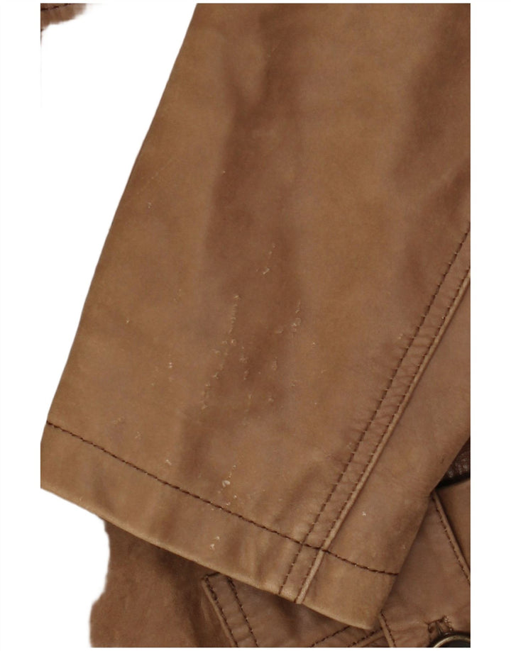 Manteau en cuir femme HEINE IT 38 XS Cuir marron