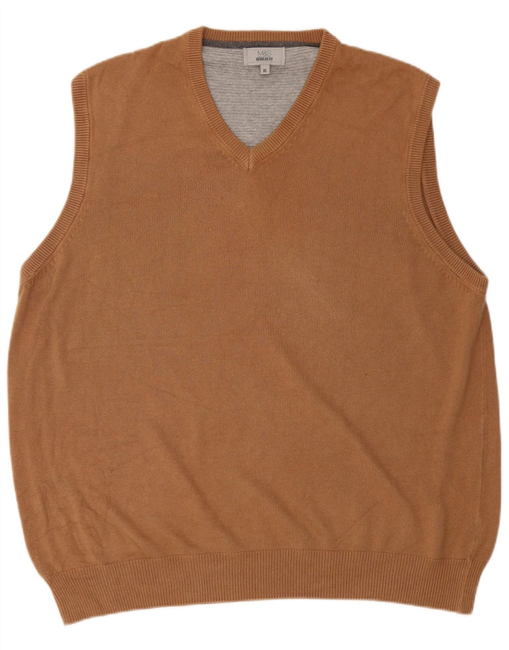 Marks & Spencer Débardeur coupe classique pour homme XL Marron