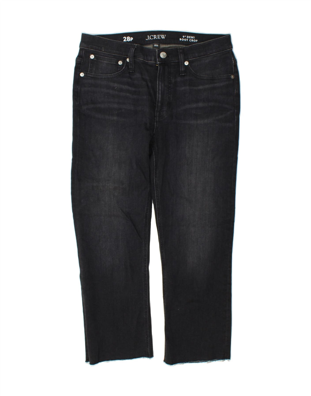 J. CREW Womens Boot Fit Crop Bootcut Jeans W28 L23 Navy Blue Cotton Vintage J. Crew and Second-Hand J. Crew from Messina Hembry 