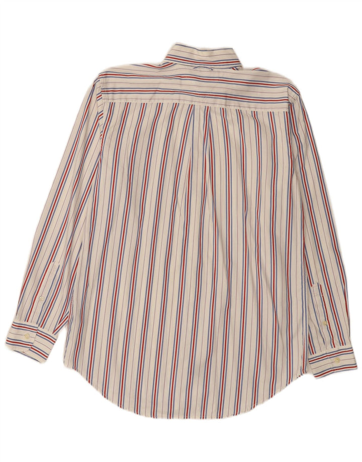 Tommy Hilfiger Chemise Homme Petit Coton Blanc À Fines Rayures