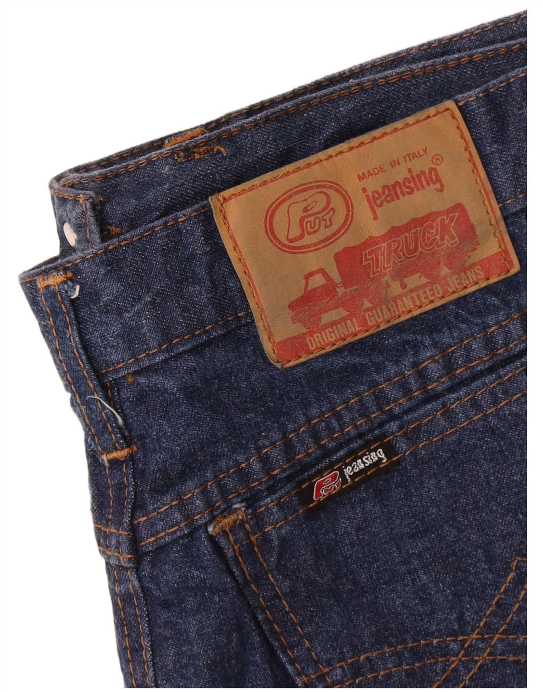 jupe en denim femme vintage W30 Bleu Marine Moyen