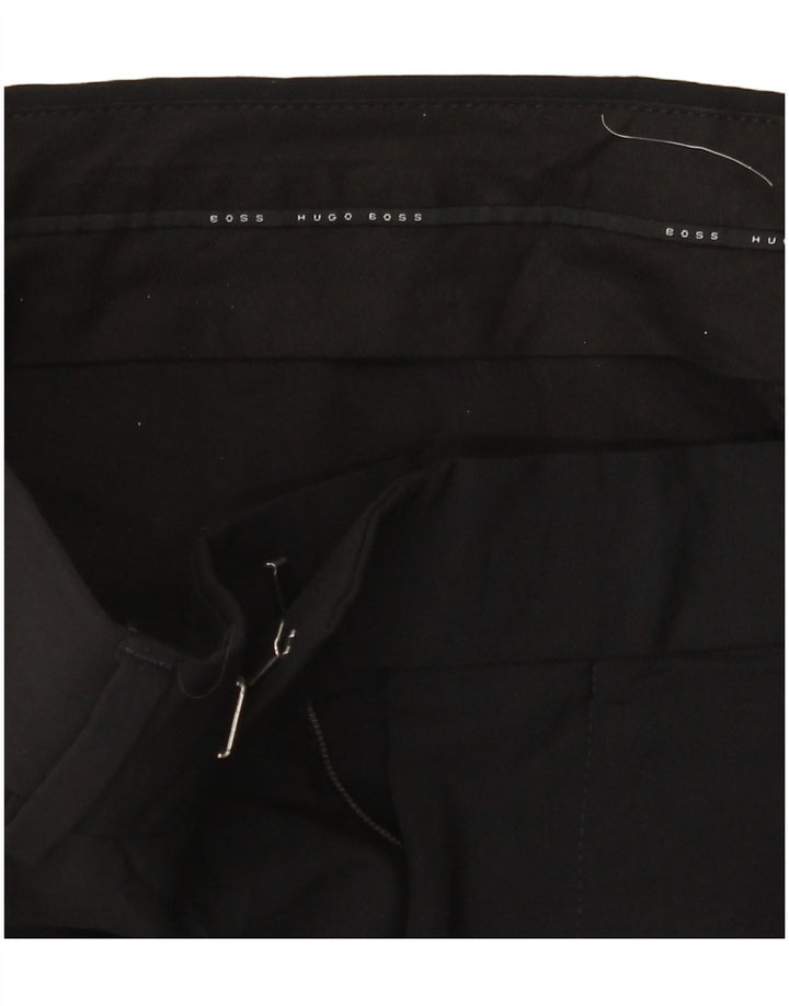 Hugo Boss Pantalon de costume droit pour femme W36 L30 Noir