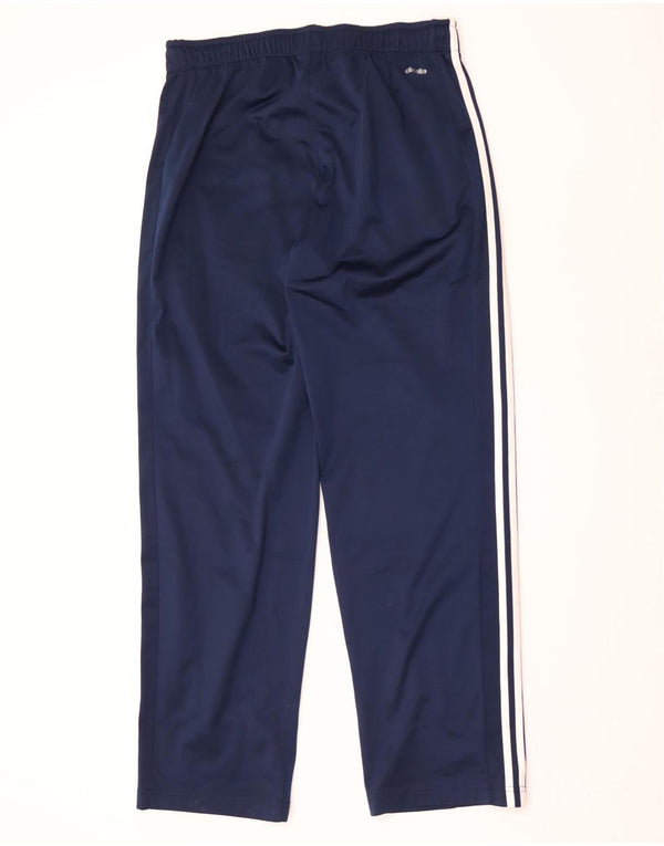 Adidas Pantalon de survêtement Climalite pour homme Large Bleu marine Polyester