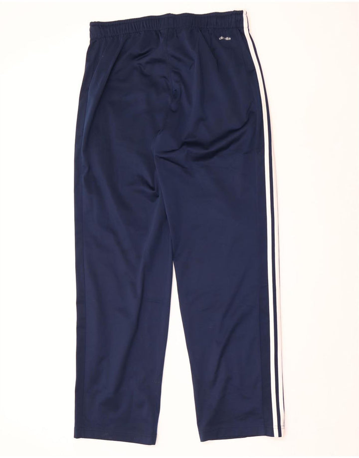 Adidas Pantalon de survêtement Climalite pour homme Large Bleu marine Polyester