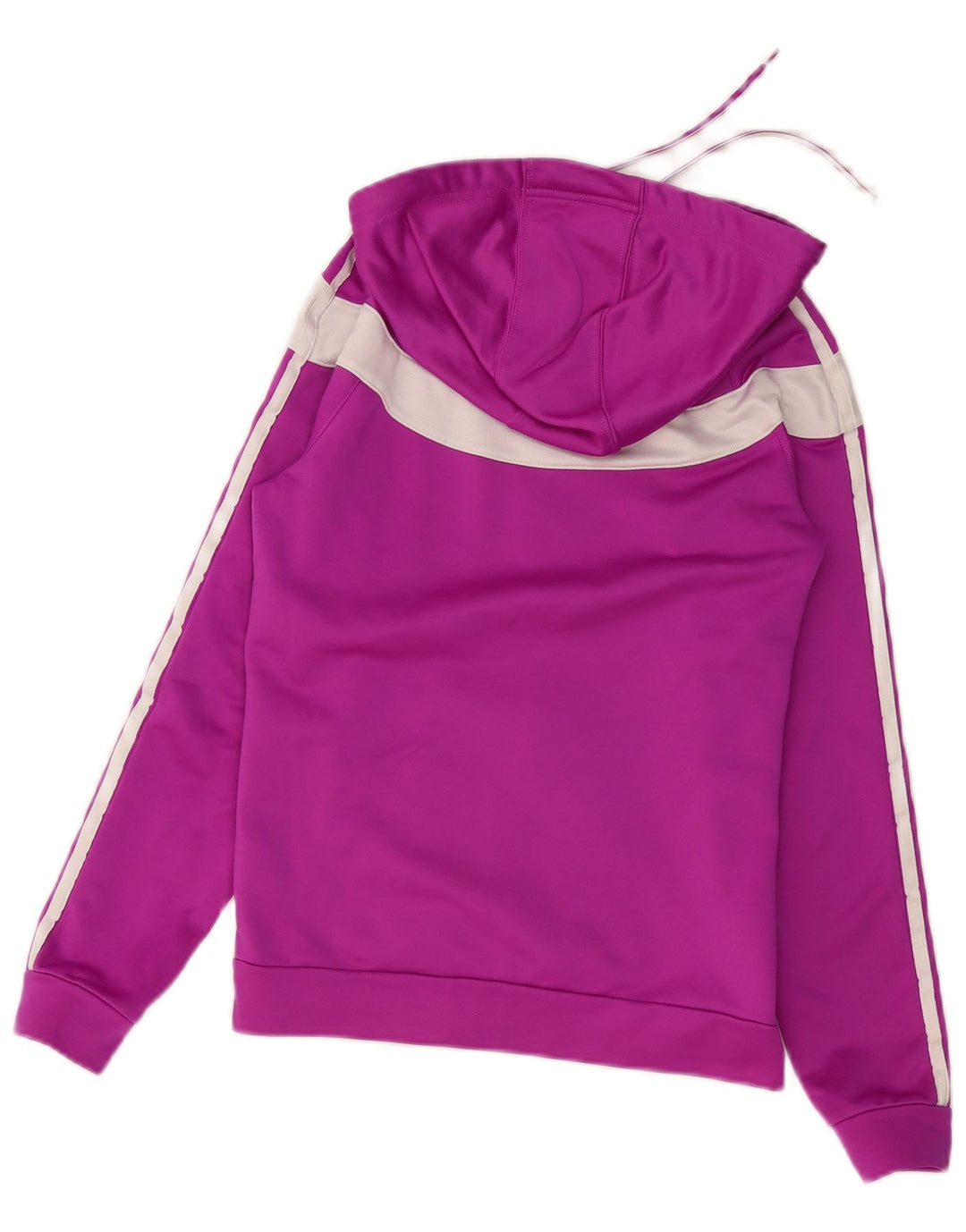ADIDAS Pull à capuche zippé pour femme UK 8/10 Petit Violet Colourblock