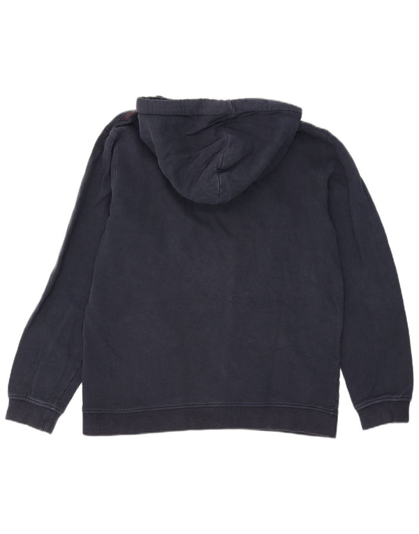 Jack & Jones Pull à capuche pour homme en coton bleu marine Large