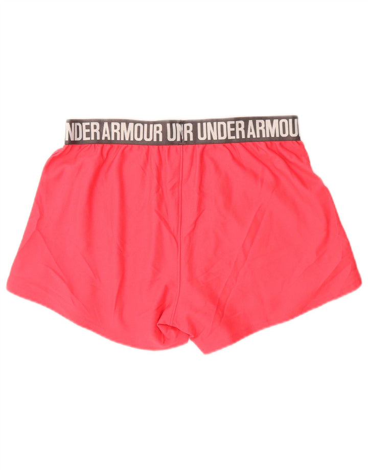 Under Armour Short de sport graphique pour femme UK 10 Small Rose