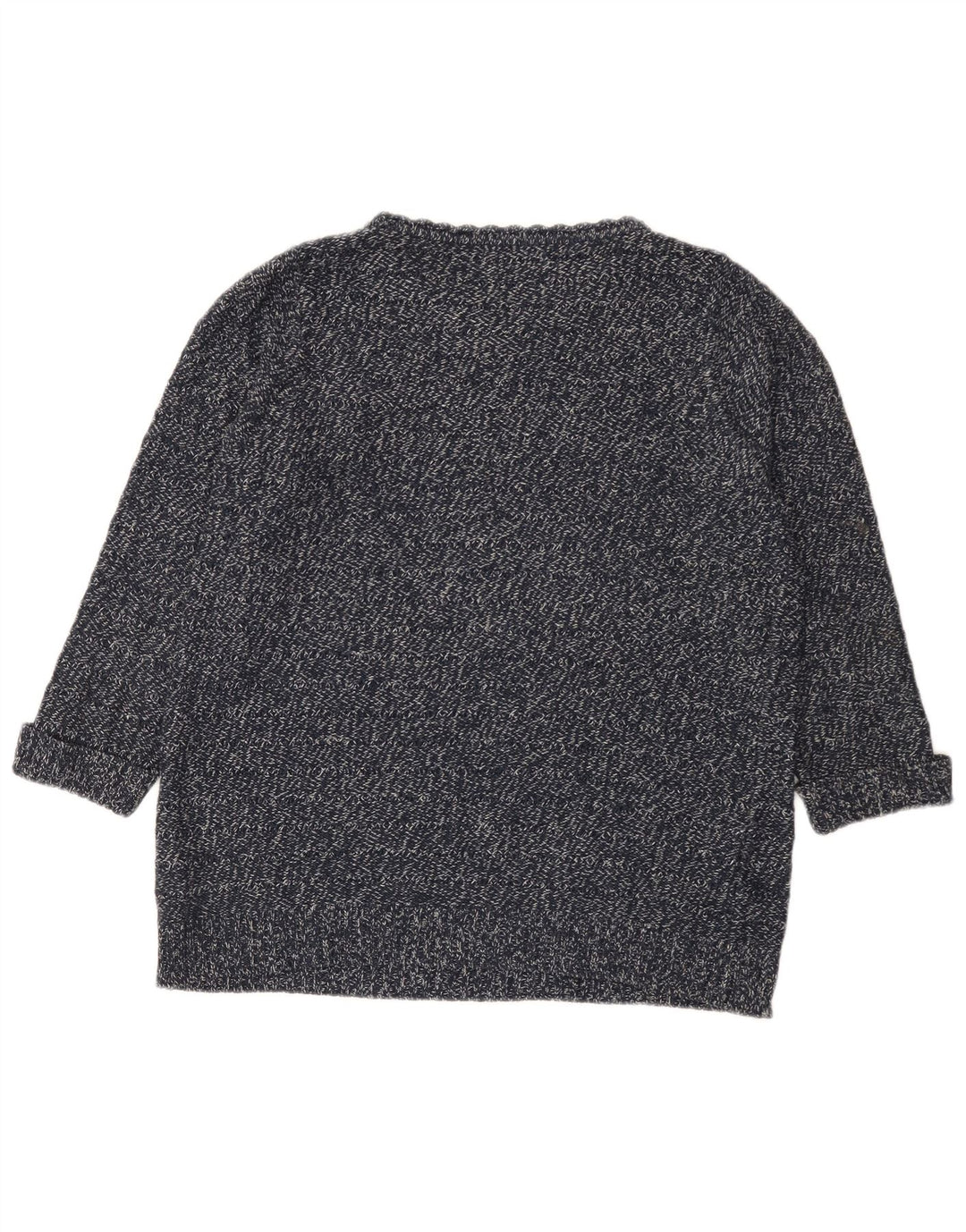 Marks & Spencer Pull col bateau pour femme UK 12 Bleu marine moyen