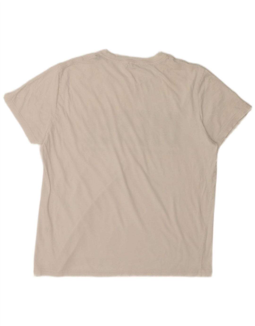 Diesel T-Shirt Graphique Homme Large Blanc Cassé