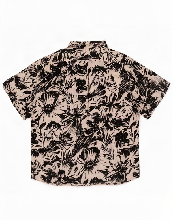 vintage Mens Hawaiian Short Sleeve Shirt XL Multicolore Floral