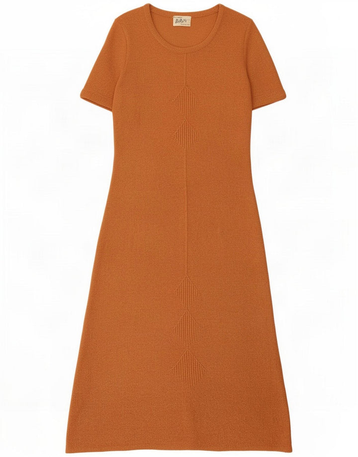 De Pietri Womens Maxi Dress IT 42 Medium Orange