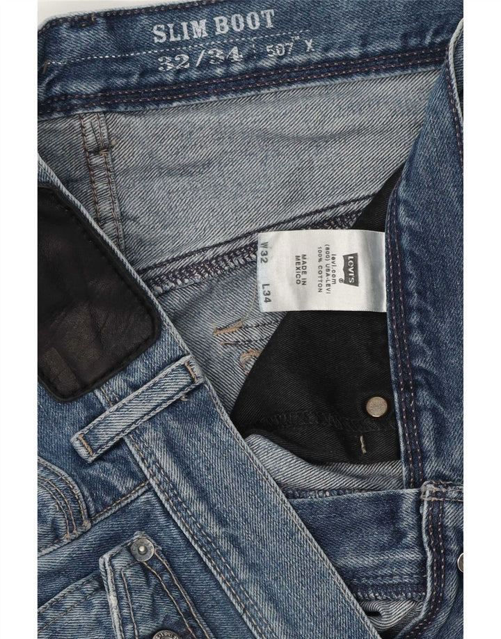 Levi's Jean Slim Bootcut Femme W32 L31 Bleu Coton