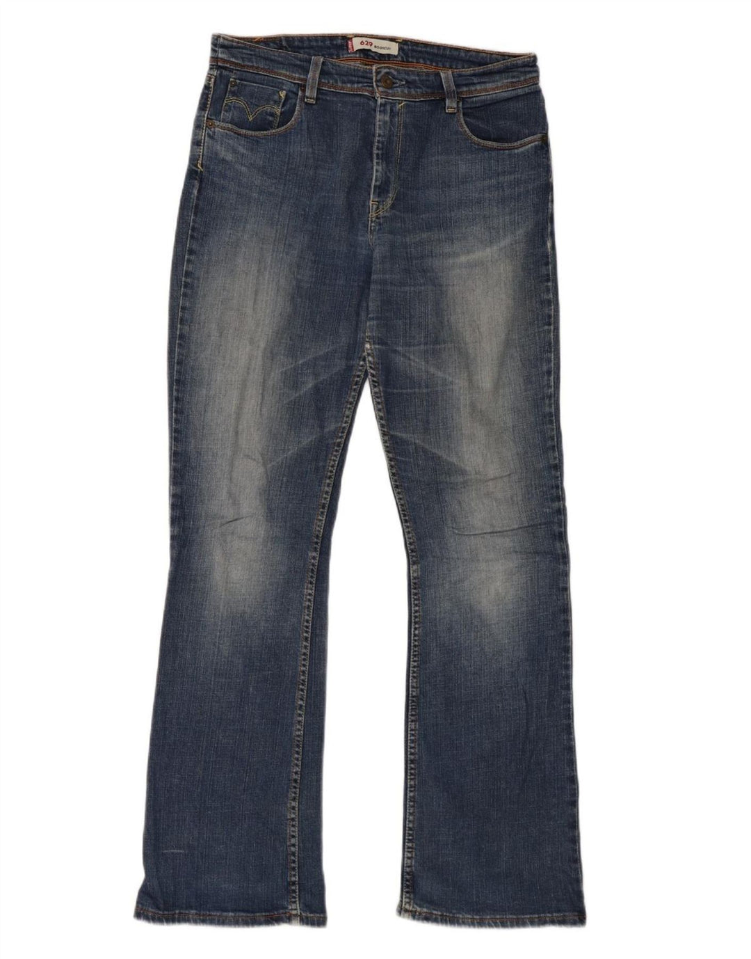 Levi's Jean Bootcut 629 Femme W32 L32 Bleu Coton