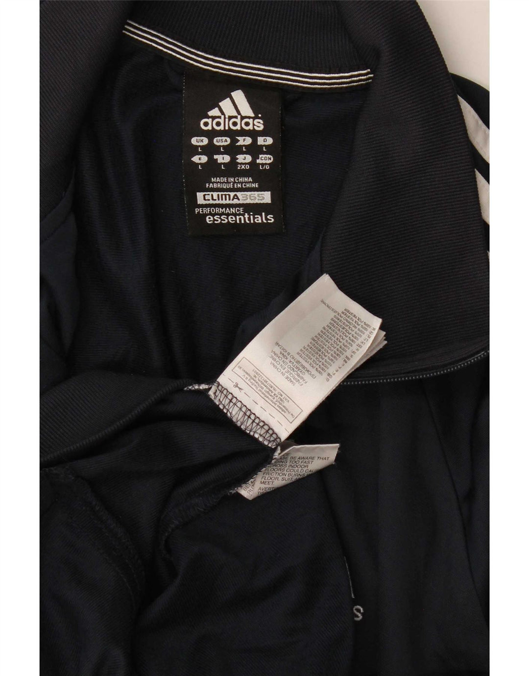 Adidas Hommes Clima 365 Survêtement Top Veste Grand Bleu Marine Polyester