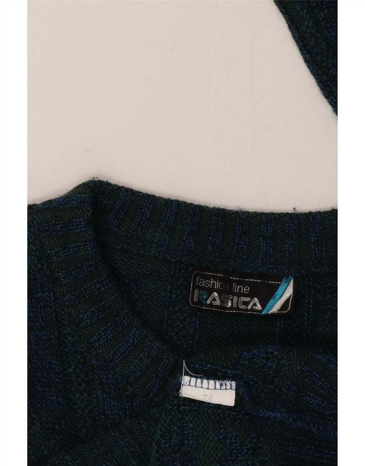 Rasica Pull ras du cou pour homme IT 54 XL Bleu