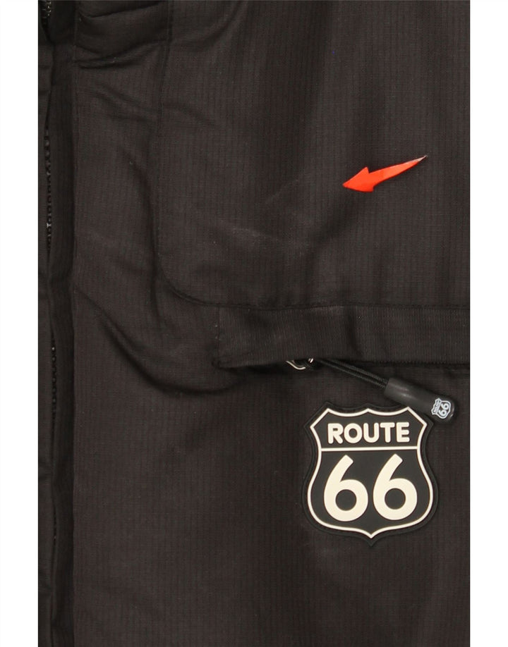 Route 66 Veste matelassée pour homme UK 38 Medium Noir Polyester