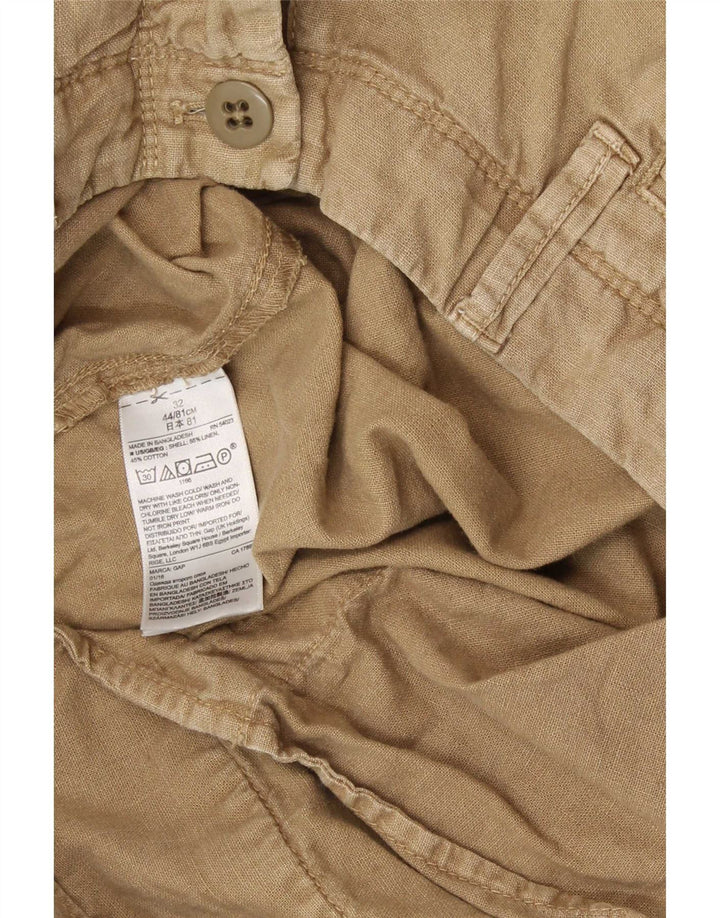 Gap Short Chino Homme W32 Lin Marron Moyen
