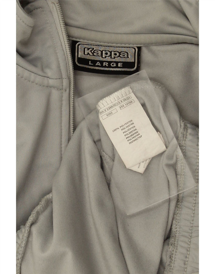KAPPA Veste de Survêtement Homme Grand Gris Polyester