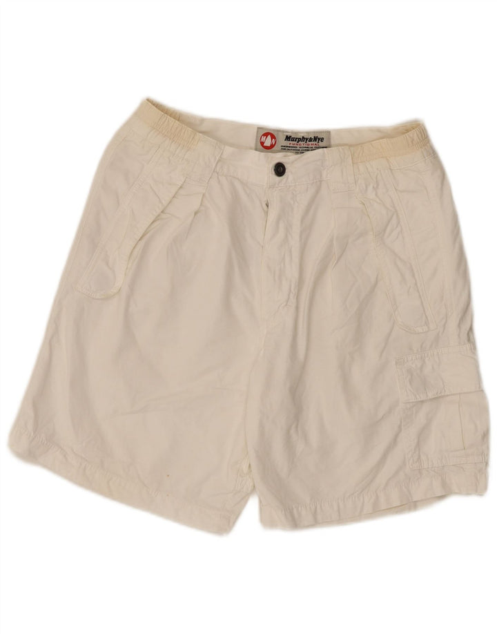 Murphy & Nye Short Chino Homme W31 Coton Blanc Moyen