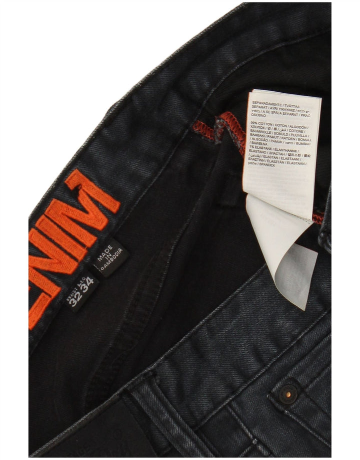 Superdry Jean skinny W32 L28 bleu marine en coton pour homme