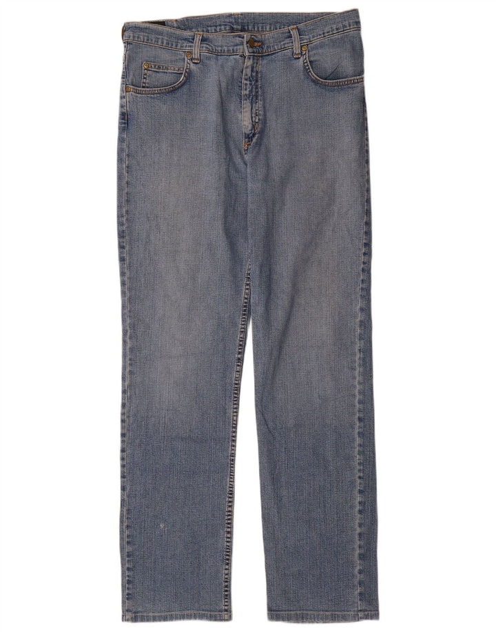 Lee Jean Droit Brooklyn Homme W36 L36 Bleu Coton