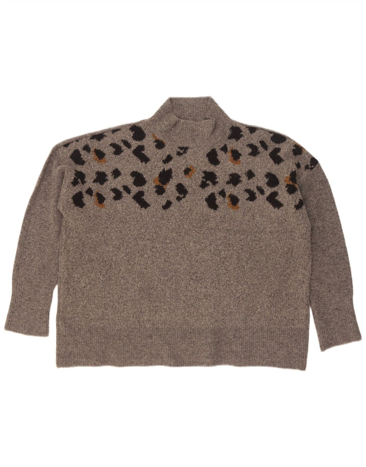 Marks & Spencer Pull col roulé pour femme UK 18 XL Gris