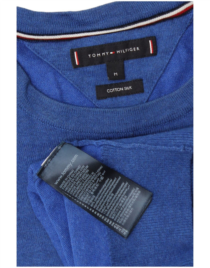 Tommy Hilfiger Pull Col Ras du Cou Homme Bleu Moyen Coton