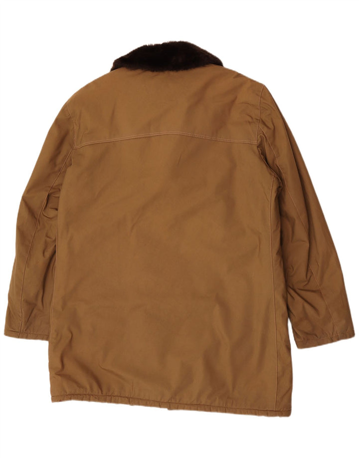 vintage Mens Sherpa Pardessus IT 58 4XL Beige