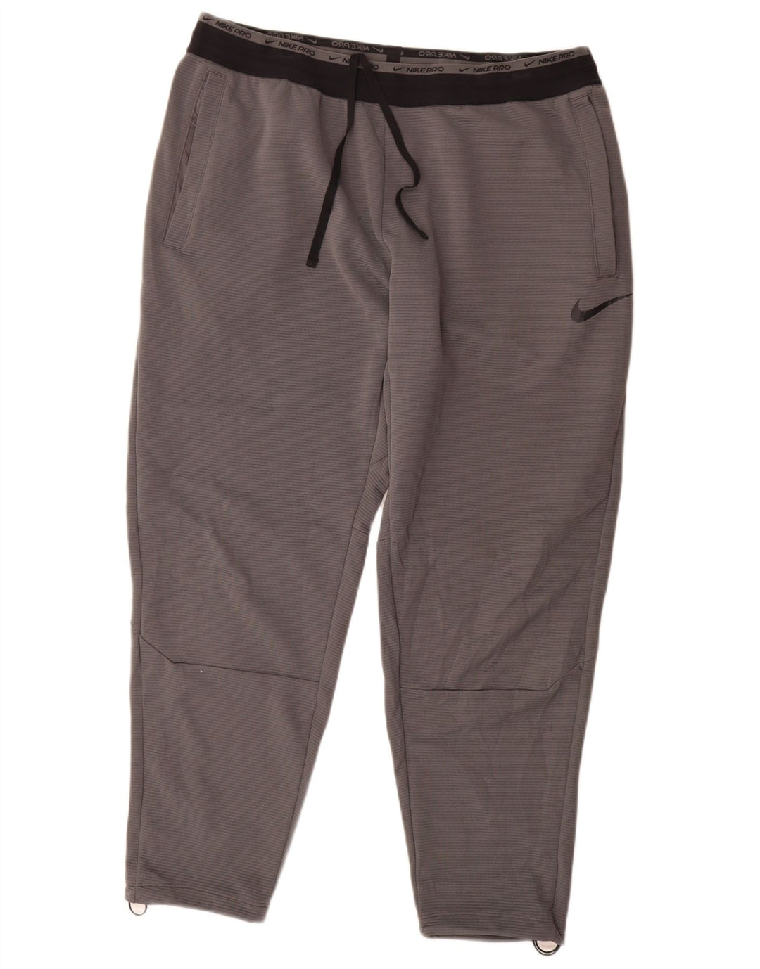Nike Pantalon de survêtement Dri Fit pour homme 2XL Gris Colorblock Polyester