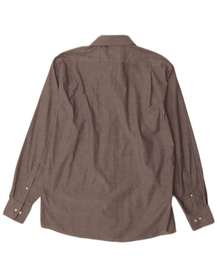 Tommy Hilfiger Chemise coupe régulière pour homme Taille 15 1/2 Coton gris moyen