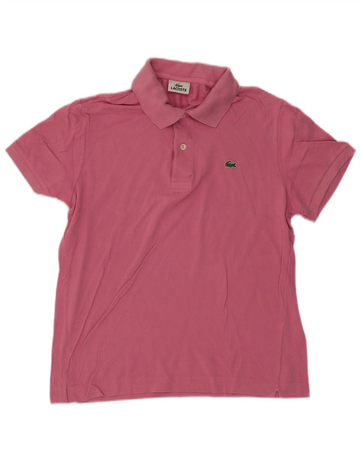 LACOSTE Polo Homme Taille 4 Coton Rose Moyen