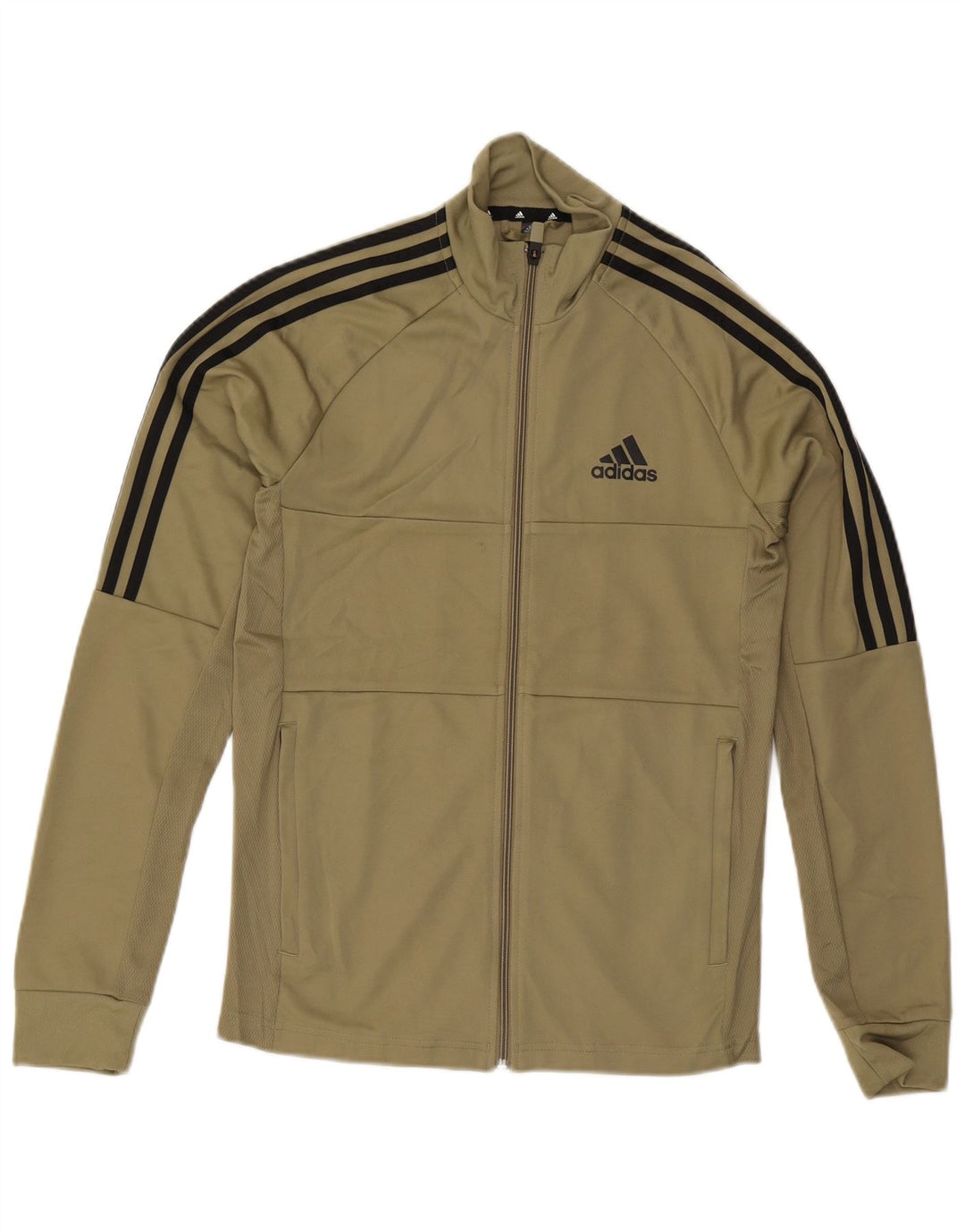 ADIDAS Veste de survêtement Aeroready pour hommes, petit, kaki, polyester